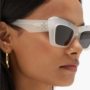 Loewe Anagram-logo cat-eye acetate sunglasses